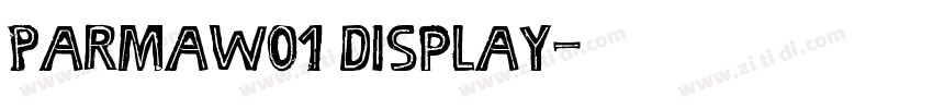 ParmaW01 Display字体转换